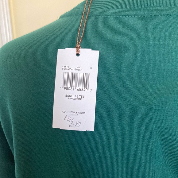 NWT COACH GREEN ESSENTIAL LONG SLEEVE ORGANIC MEN - Picture 4 of 7